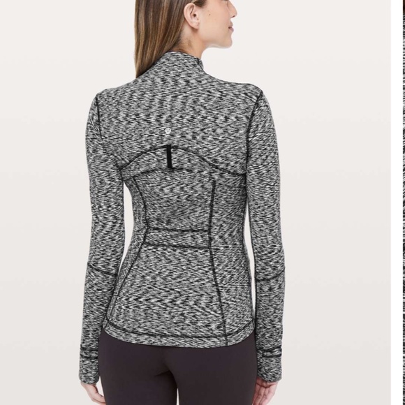 EUC Lululemon Define Rulu Jacket Spaced Out Space Dye Black White - Picture 3 of 12